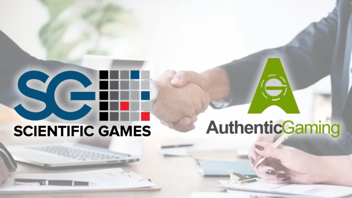 Scientific Games社がAuthentic Gaming社を買収しライブカジノ市場に参入