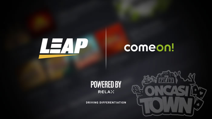 Leap GamingはRelax Gamingを経由してComeOn Group全体に配信が可能に