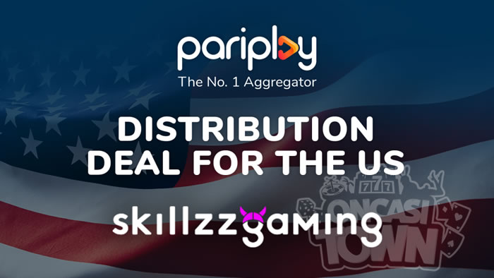 Pariplay社が米国でSkillzzgamingのコンテンツを独占配信