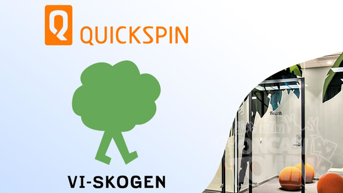 Quickspin社は支援団体Viskogen社と共に植樹を実施