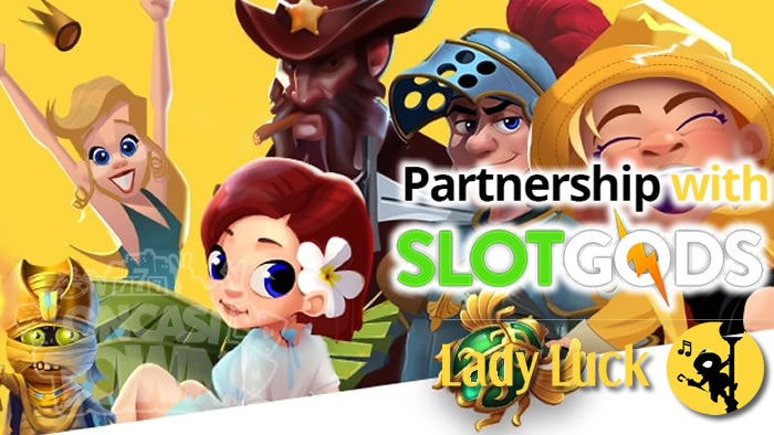 Lady Luck GamesがSlotGodsとパートナーシップを締結