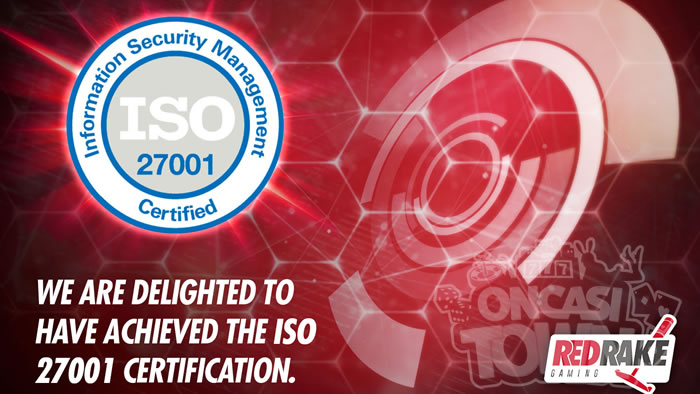 Red Rake GamingがISO/IEC 27001の認証を取得