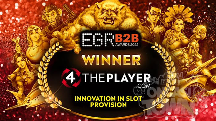 4ThPlayerが「EGR Innovation in Slot Award」で最優秀賞を受賞！