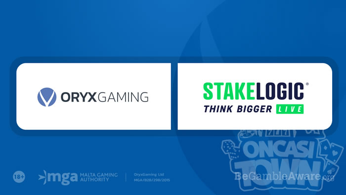 Oryx GamingとStakelogicが大規模な販売契約を締結