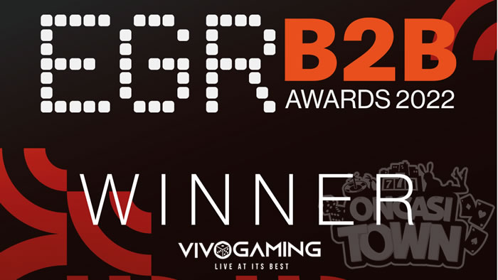 Vivo GamingがEGR Awards 2022でベストライブカジノサプライヤーに選出