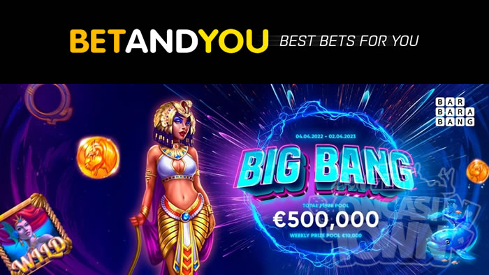 ベットアンドユー：【BIG BANG】毎週プレイして賞金プール€10,000から掴み取れ！