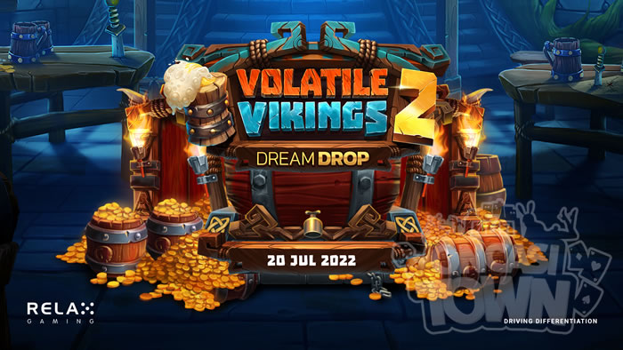 Volatile Vikings 2 Dream Drop（ヴォラティヴ・ヴァイキングス・2・ドリームドロップ）