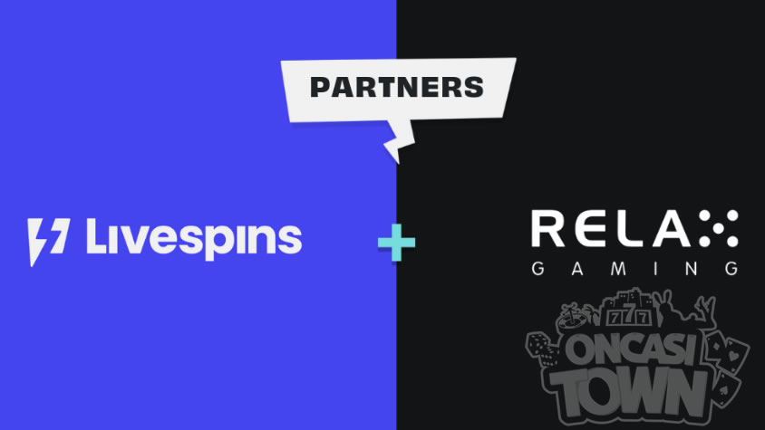 Relax GamingとLivespinsが大規模なコンテンツ契約を結ぶ