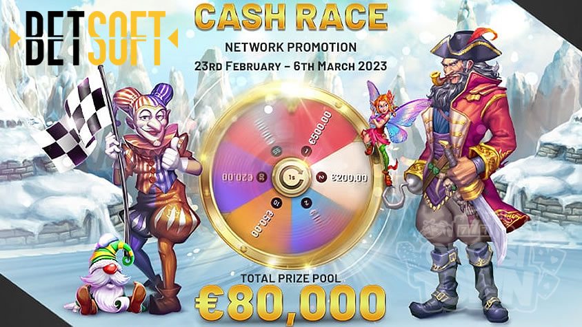 Betsoftが「Cash Race」ネットワークプロモーションを開始