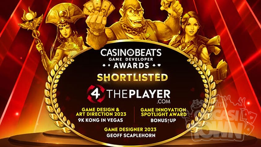 4 The Playerが「CasinoBeats Game Developer Awards 2023」で複数ノミネート
