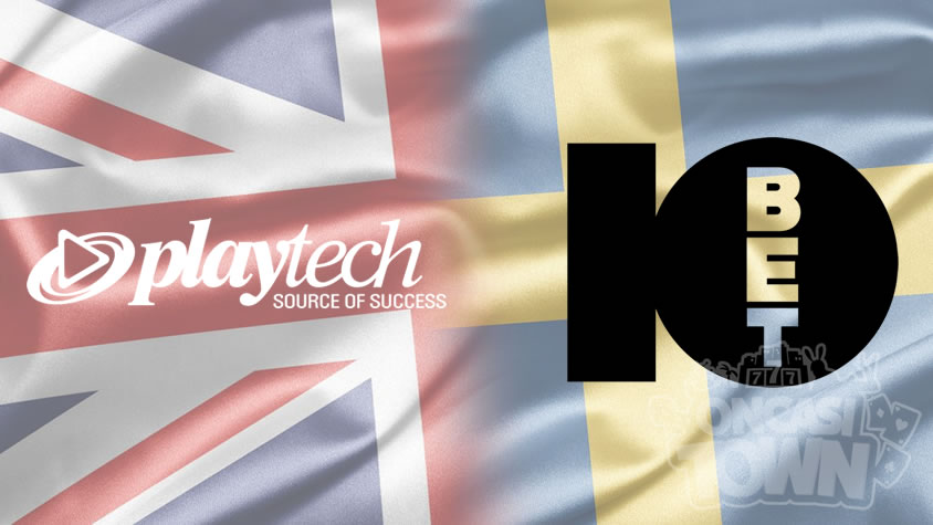 Playtechと10betがイギリスとスウェーデンで提携