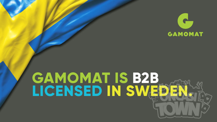 GamomatはスウェーデンのB2Bライセンスを新たに取得
