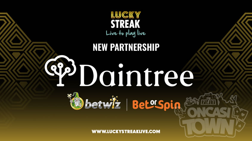 Lucky StreakがDaintree Gamingのカジノブランドを強化
