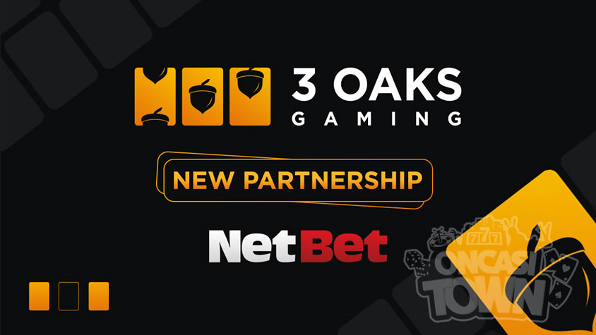 NetBetが3 Oaks Gamingとの提携で国際的なリーチを強化