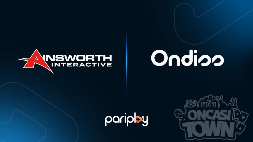 AinsworthとPariplayはOndissプラットフォームを通じて提携