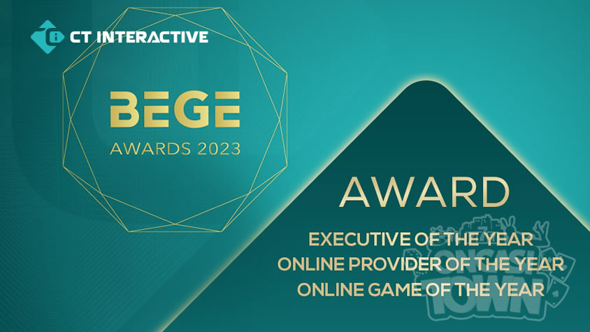 CT Interactiveが、BEGE授賞式で3つの名誉ある賞を受賞