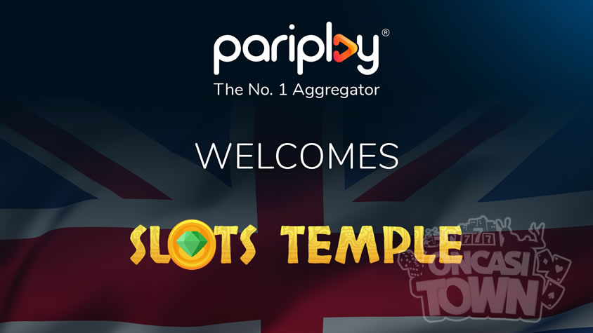 PariplayがSlots Templeとの提携により英国全土に拡大