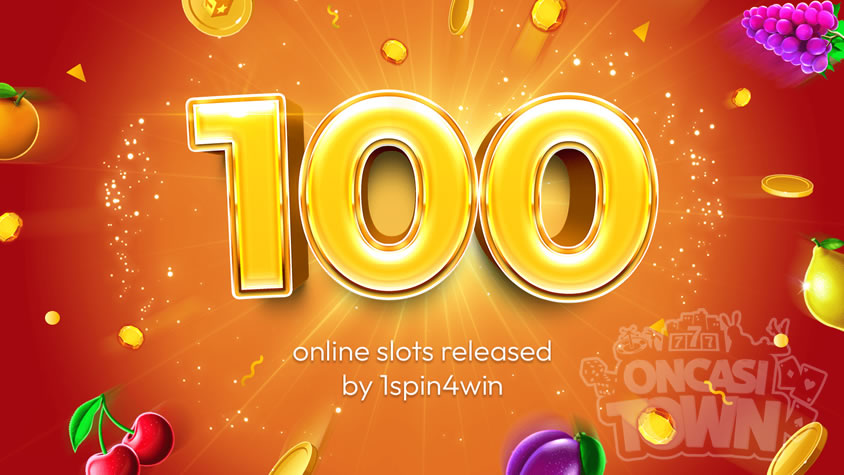 1spin4winが100本目のオンラインスロットのリリースを祝う！