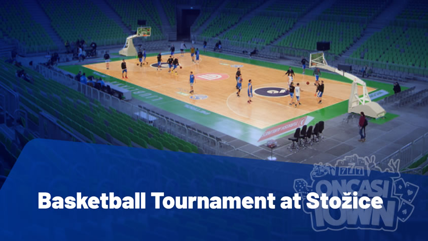 ストジツェ・アリーナで行われたKK IlirijaとのコラボレーションによるBraggのバスケットボール大会
