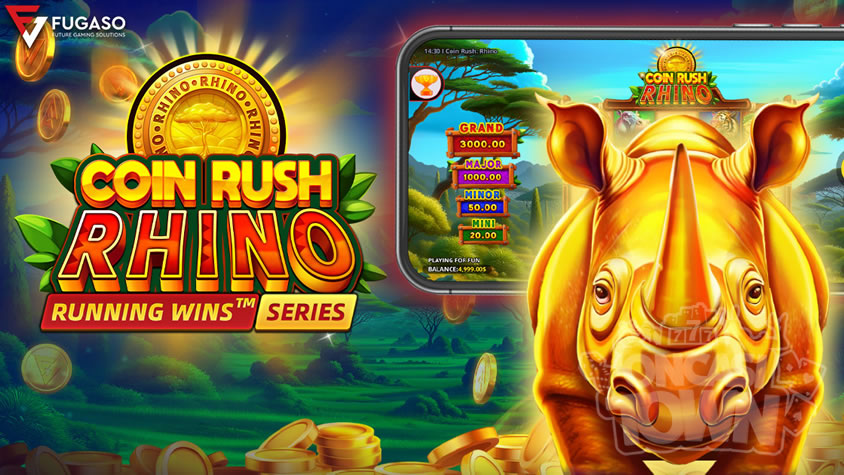 Coin Rush Rhino Running Wins（コイン・ラッシュ・ライノ・ランニング・ウィンズ）