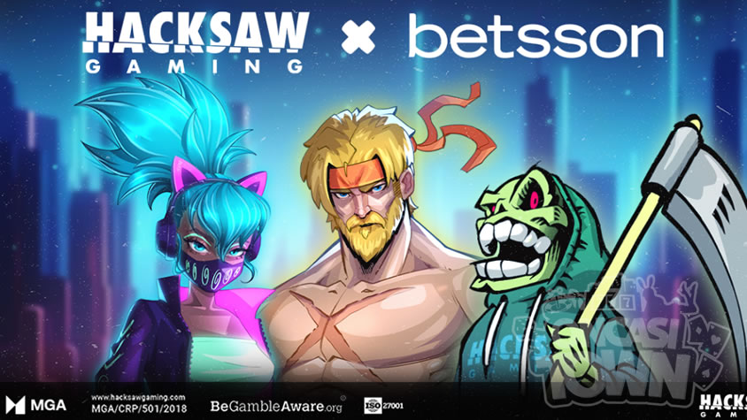 Hacksaw GamingはBetssonとの良好な関係は常に発展し続けている
