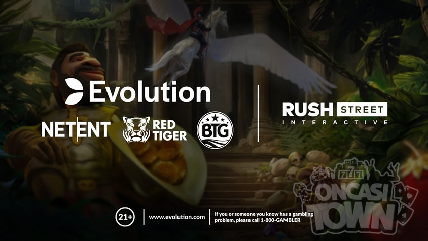 EvolutionはRush Street Interactiveとの新たな提携を発表
