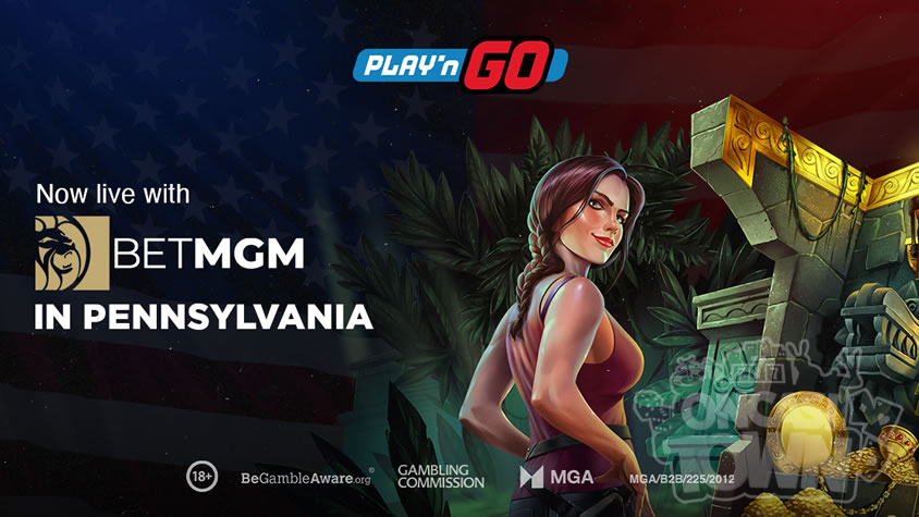 Play'n GOがペンシルバニアでの開始でBetMGMパートナーシップの拡大を発表