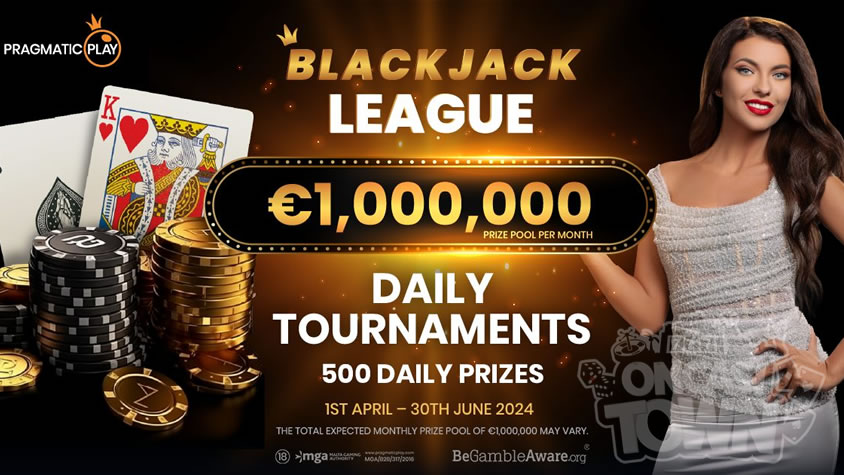 Pragmatic Playが月額1,000,000ユーロのブラックジャック リーグを開始