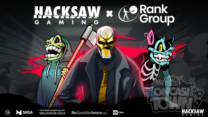 Hacksaw GamingとRank UKがエキサイティングな未来のために提携