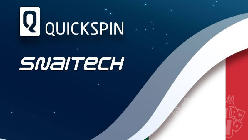 Quickspinがイタリアの大手Snaitechと提携