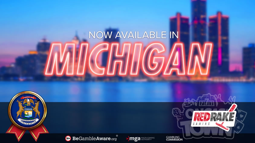 Red Rake Gamingはミシガン州で暫定オンラインカジノサプライヤーライセンスを取得