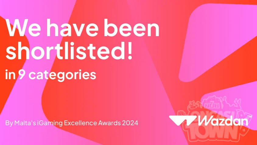 Wazdanは、マルタの【iGaming Excellence Awards 2024】の7部門にノミネート