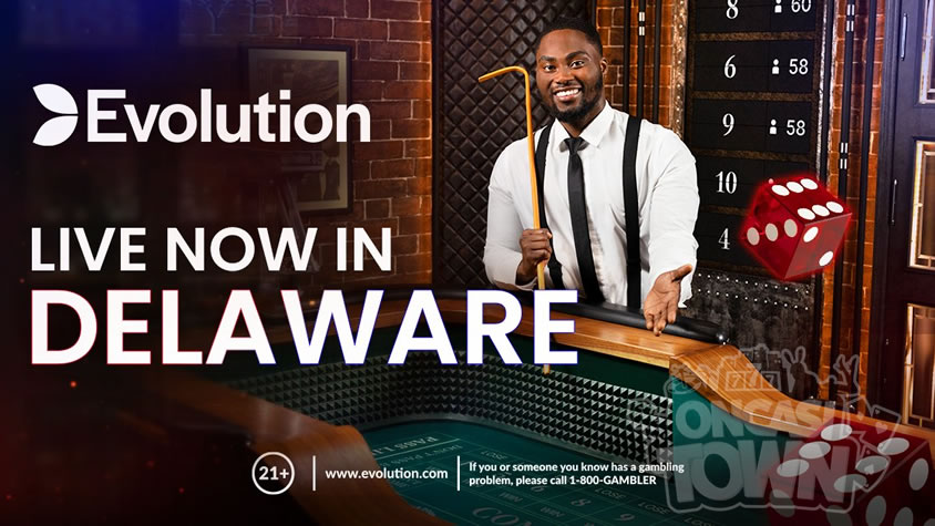 EvolutionはBetRiversとの提携を通じて、デラウェア州のプレイヤーにライブカジノを提供