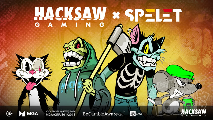 Hacksaw GamingとSpeletlvが共同で新しいローンチを祝う